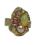 Solid Gold mermaid ring