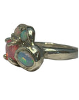 Magic Opal Cluster Ring