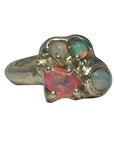 Magic Opal Cluster Ring
