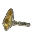 Diamond Kite Citrine ring